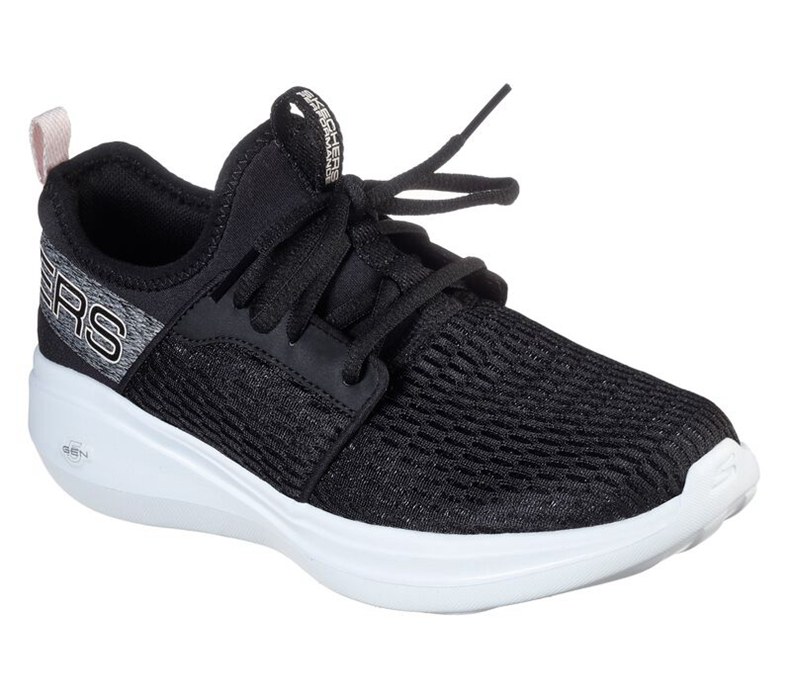 Skechers Dam Svarta Sneakers - Gorun Fast - Glimmer - Sverige (QIZHY-0238)